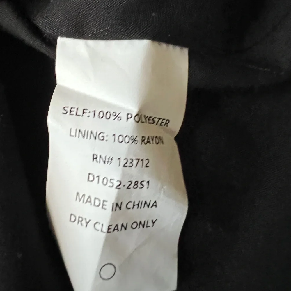 Nothing Personal Black Short Sleeve Dress SIZE M - Picture 12 of 16